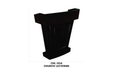 CHL 004 — Church furniture