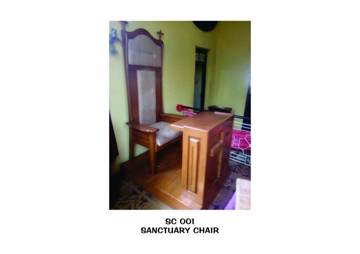 SC 001 — Church furniture