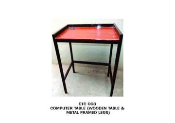 CT 003 — Computer tables